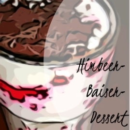 Himbeer-Baiser-Dessert